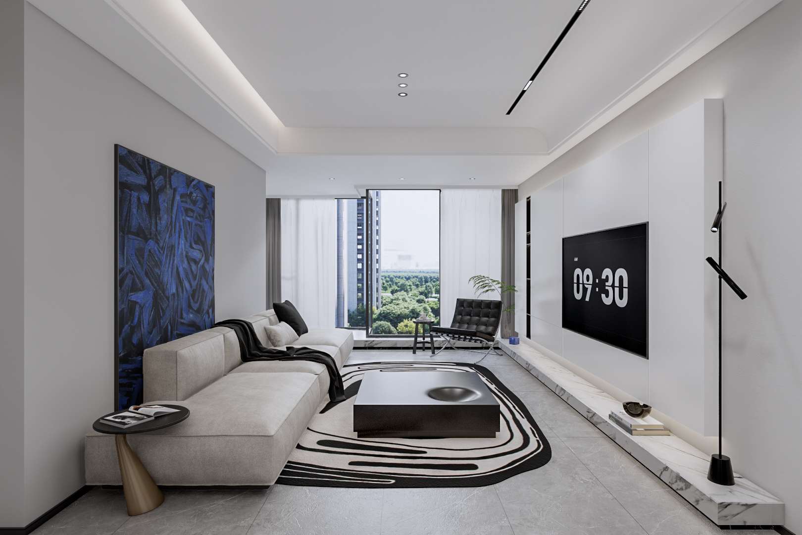 现代极简黑白灰|Modern minimalist black and white gray-5