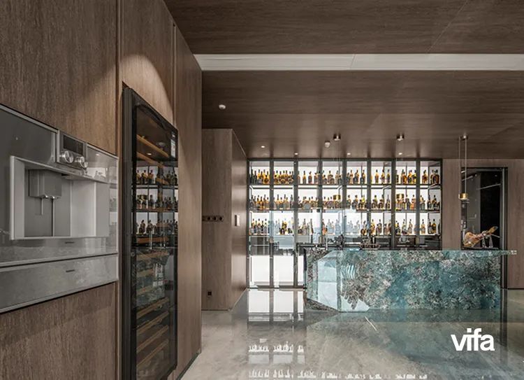 威法别墅客厅酒柜设计丨vifa威法-23