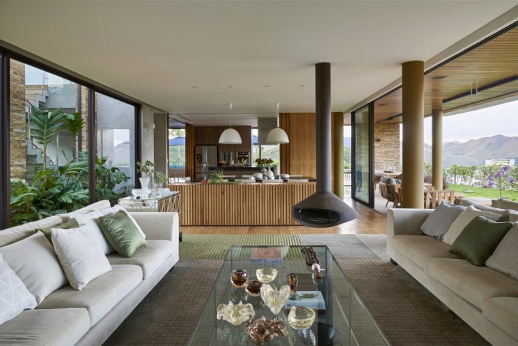 巴西别墅 Valley House丨David Guerra-35