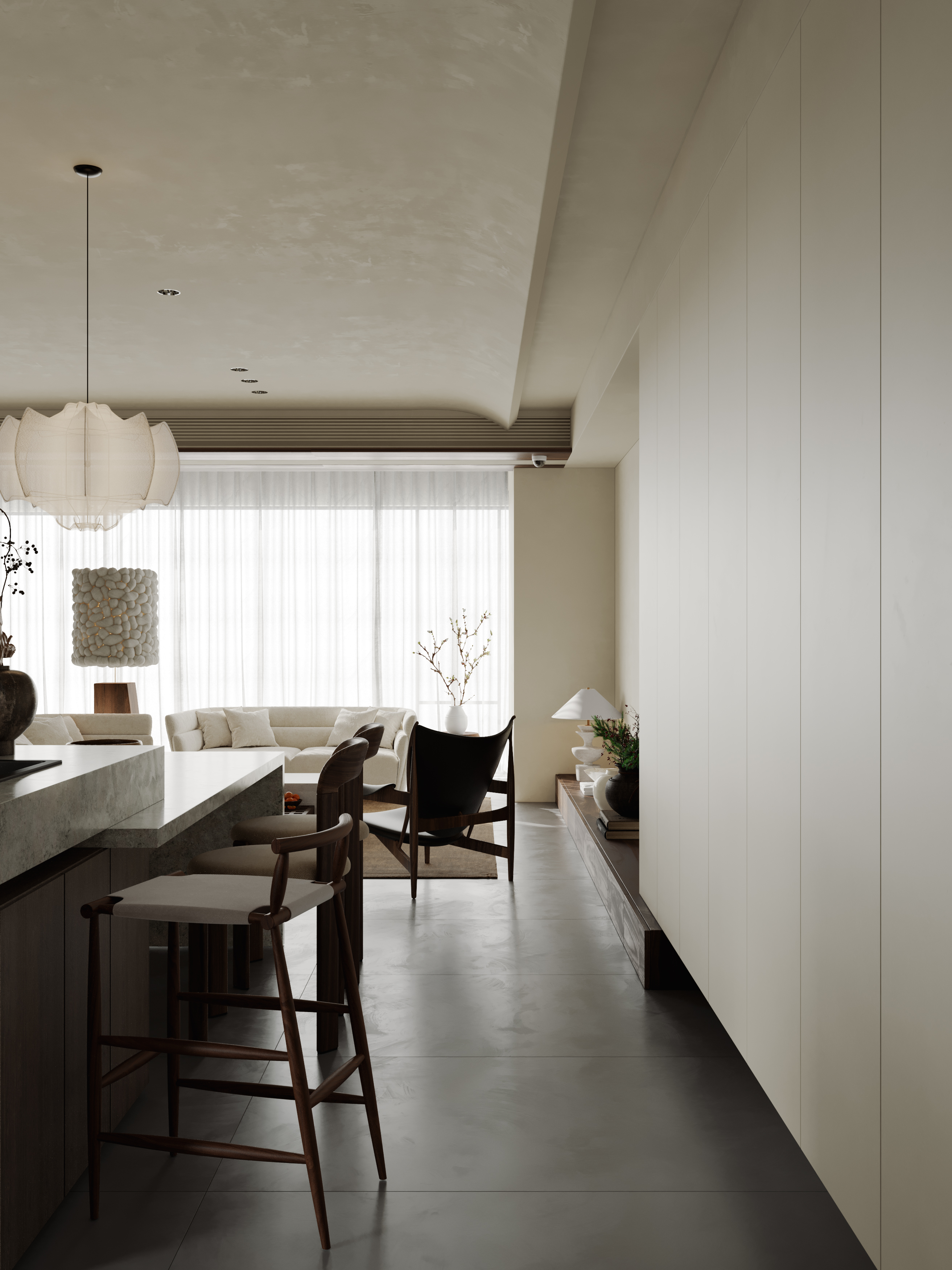 中古客厅,阴天卧室丨白刻-8