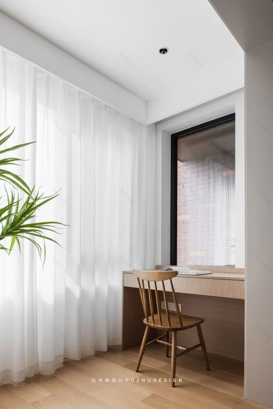 PUZHU朴筑设计|温馨奶咖色,现代奶油风-83