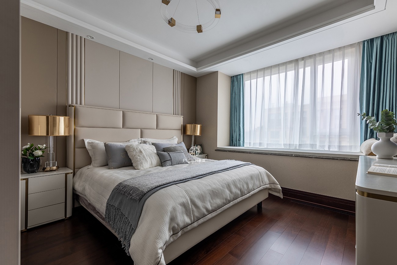 雅致轻奢 · 杭州金茂府精装修改造丨中国杭州丨朴森全案设计-16