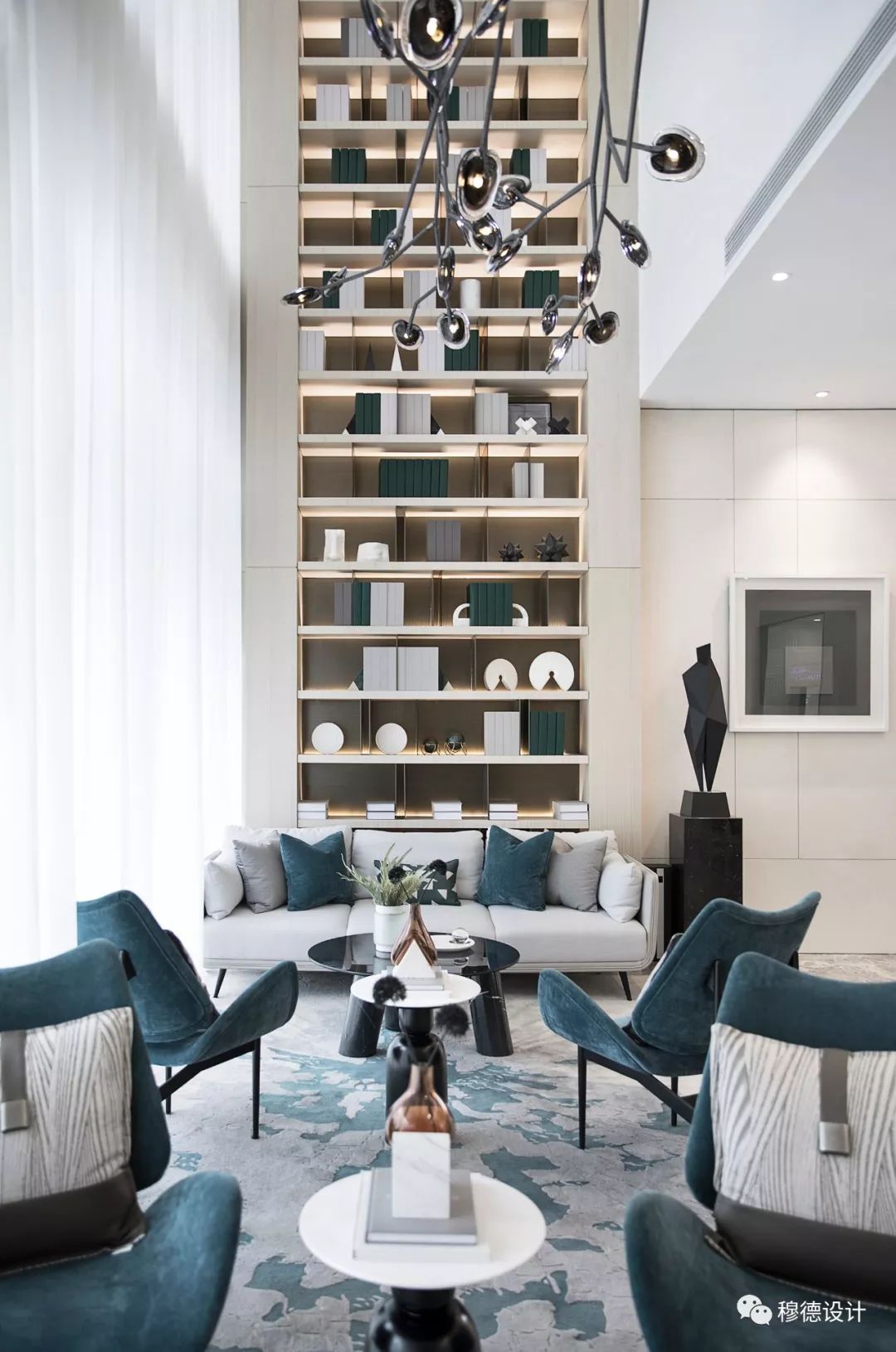 鹿山悦江府售楼中心 | 密林之光，现代设计诠释自然之美-54