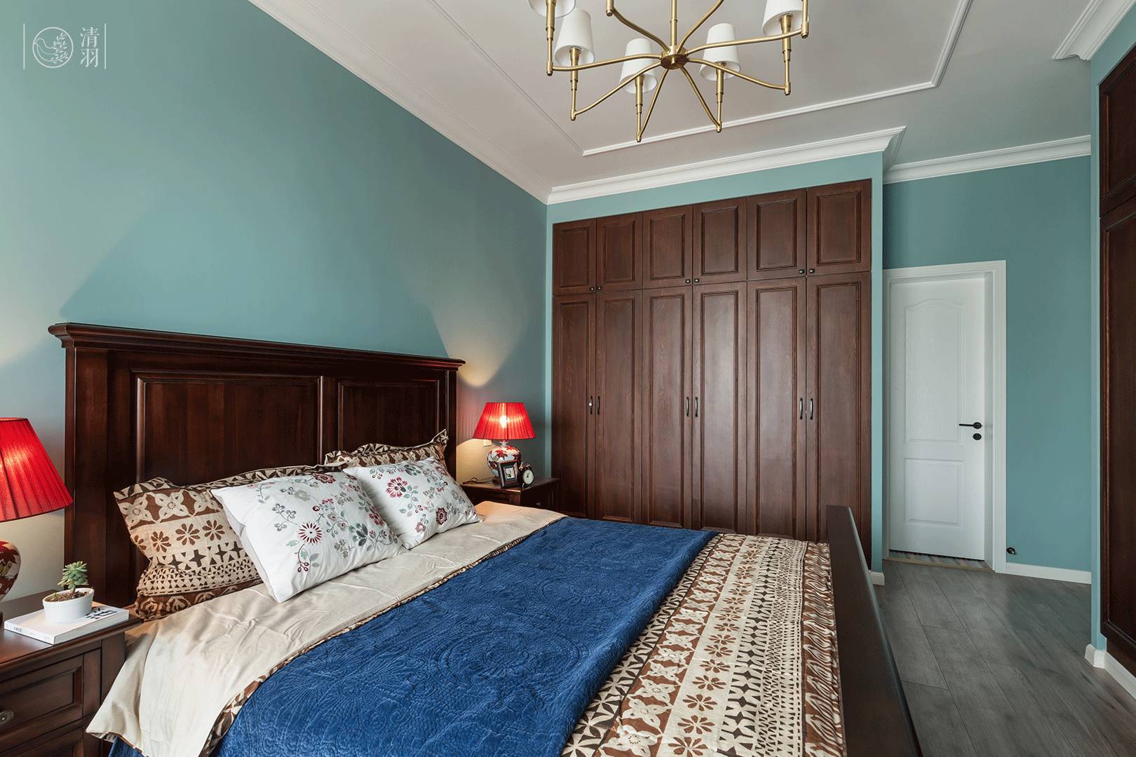 现代美式家居中的音乐时光-35