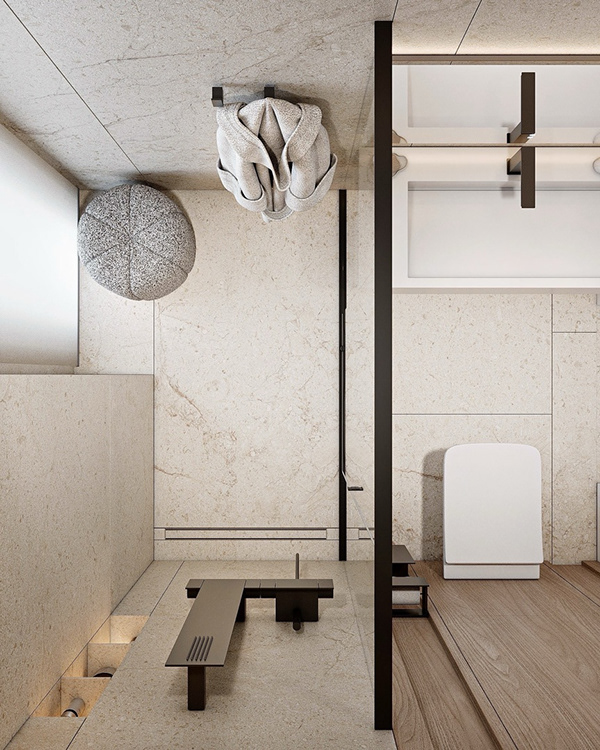 Marble Bathroom Abu Dhabi-5