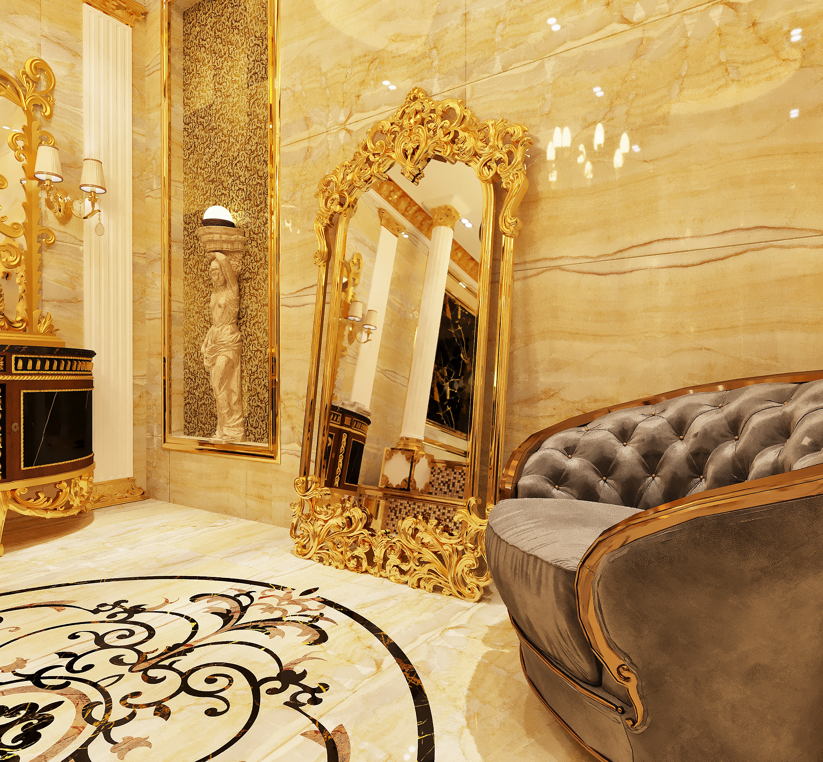 Classci Bathroom Design in Iraq-16