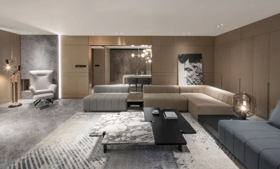 高级灰打造现代客厅的魅力-13