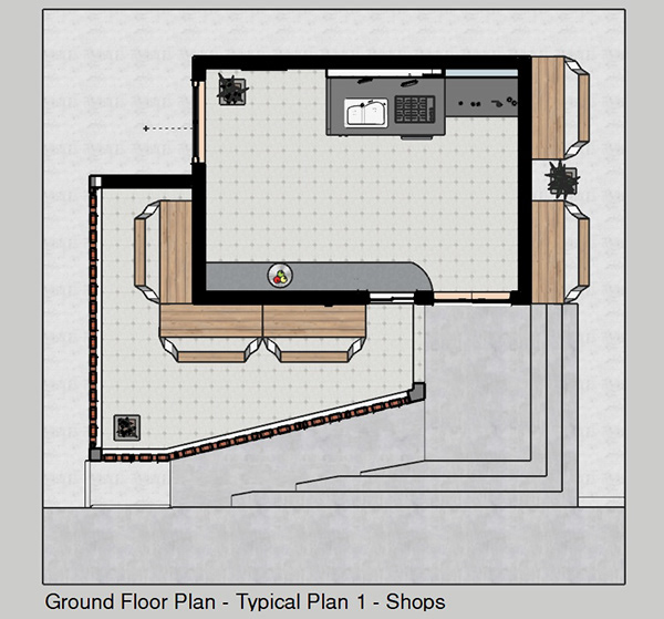 Shops design in a University premises-3