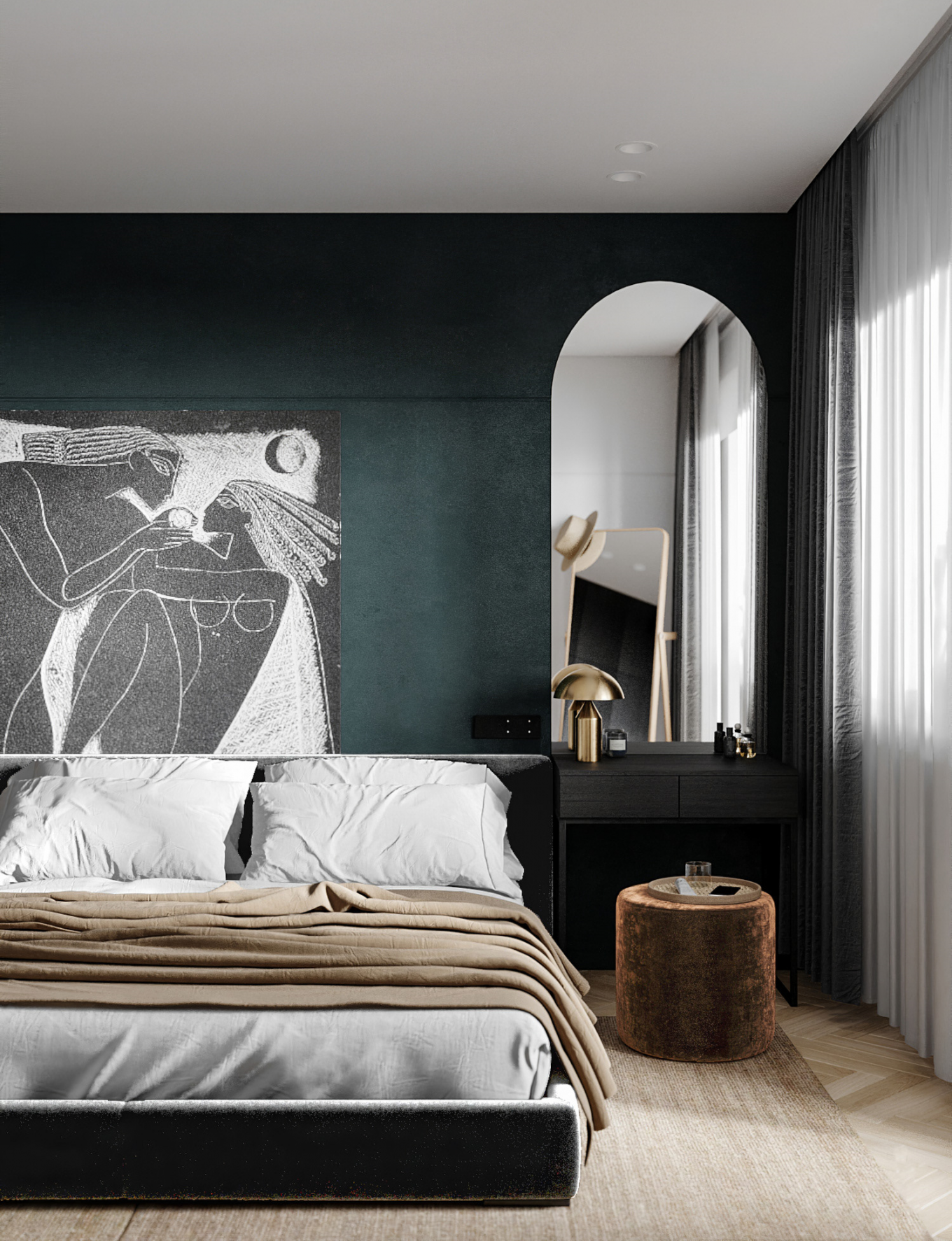 BALANCE COLOUR--78㎡一室户，简约的设计，储物超多！-55