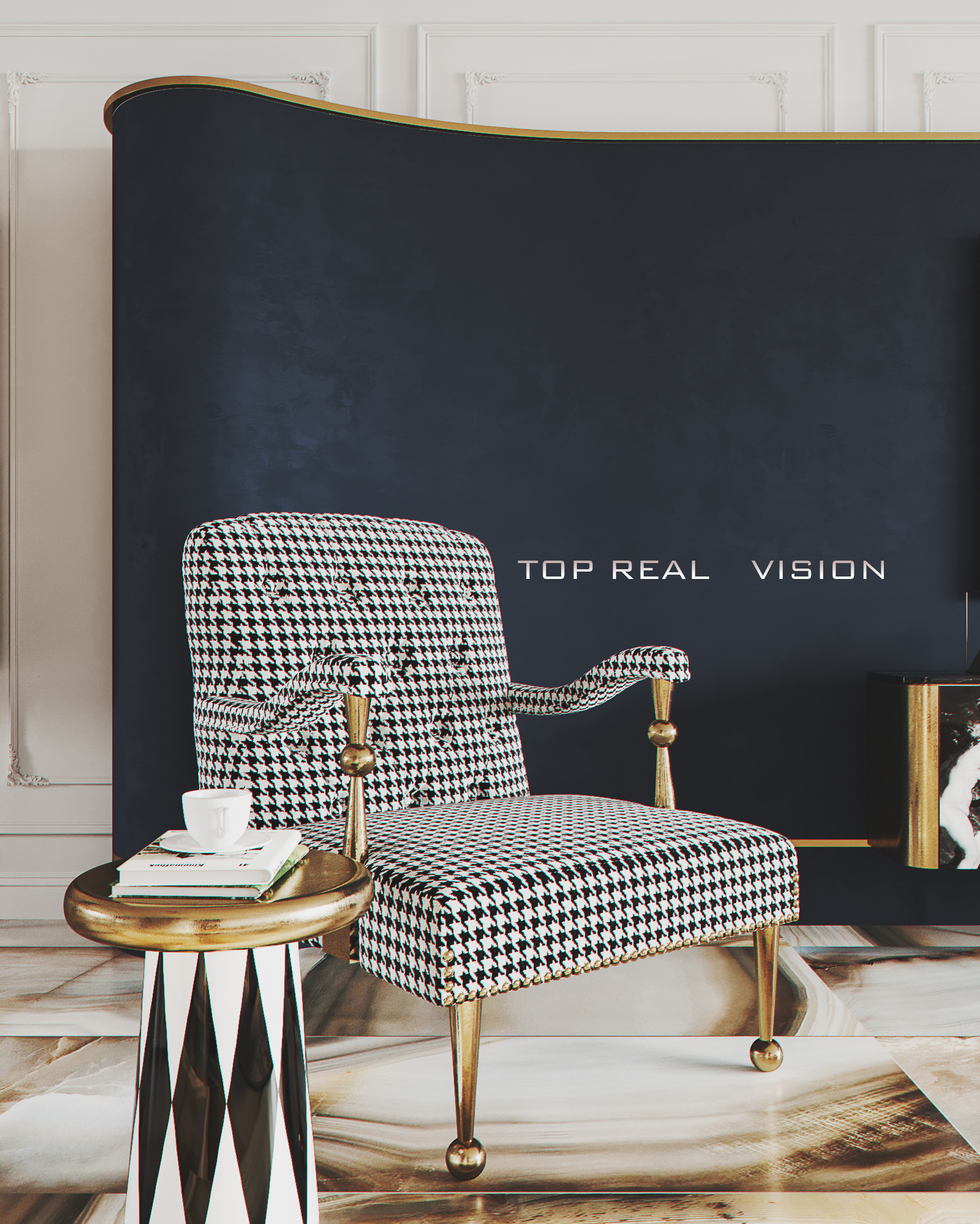 轻奢风小户型法式设计，CR PSCC 打造浪漫空间-4