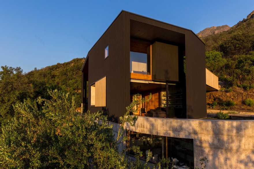 智利山间住宅,自然与人工的和谐共生-19