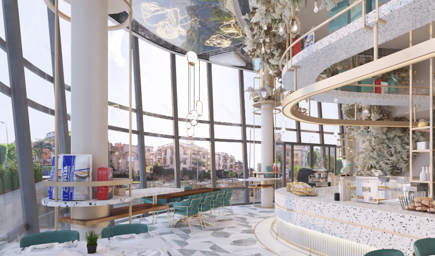 当代面包房与咖啡馆丨埃及丨Zodiac ADC-15