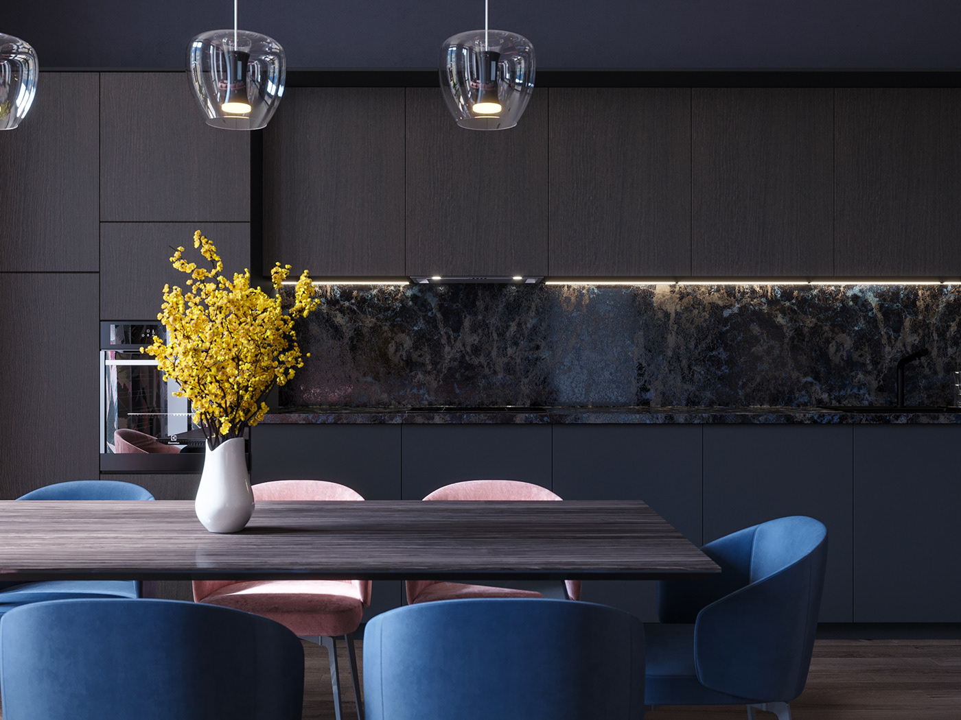 Anastasiya Gushchina丨平层丨Apartment in Moscow 76 m2. Design project.-4