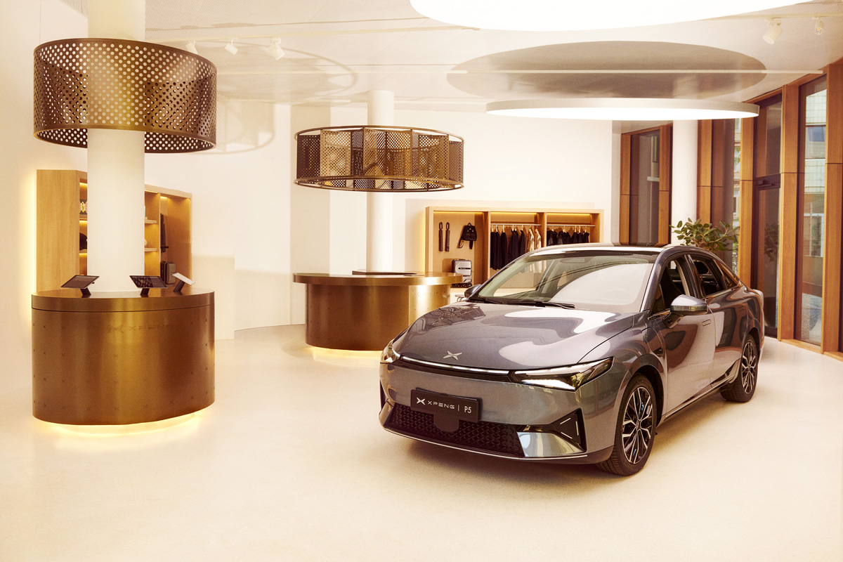 XPENG showroom in Copenhagen designed around future mobility-9