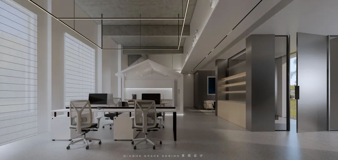 桂花城办公空间设计丨中国舟山丨青荷设计-5