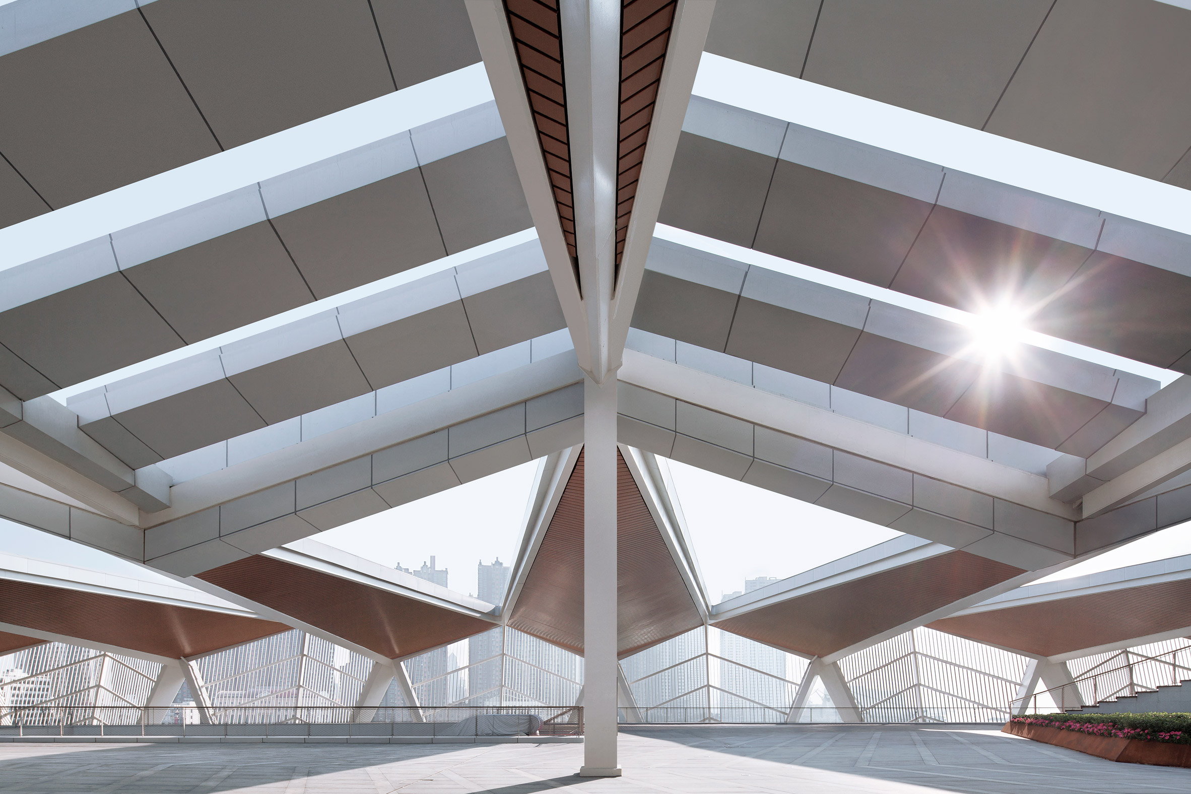 Qingdao Cruise Terminal's angular facade references boats' sails-11