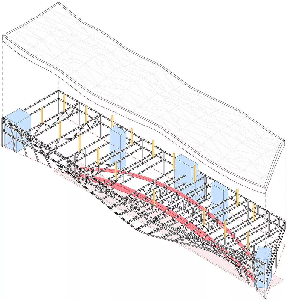 赫尔辛基中央图书馆 | 木质拱形结构的动态空间-18