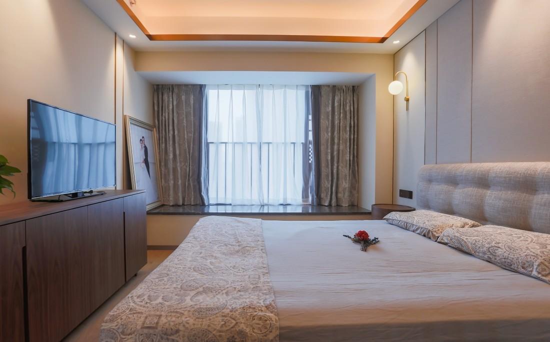 轻奢三居，心花上的舒适生活-25