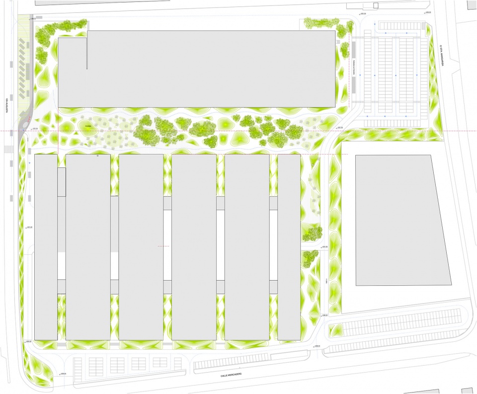 绿意盎然的多功能景观空间——MANGO 设计中心巴塞罗那景观项目-44