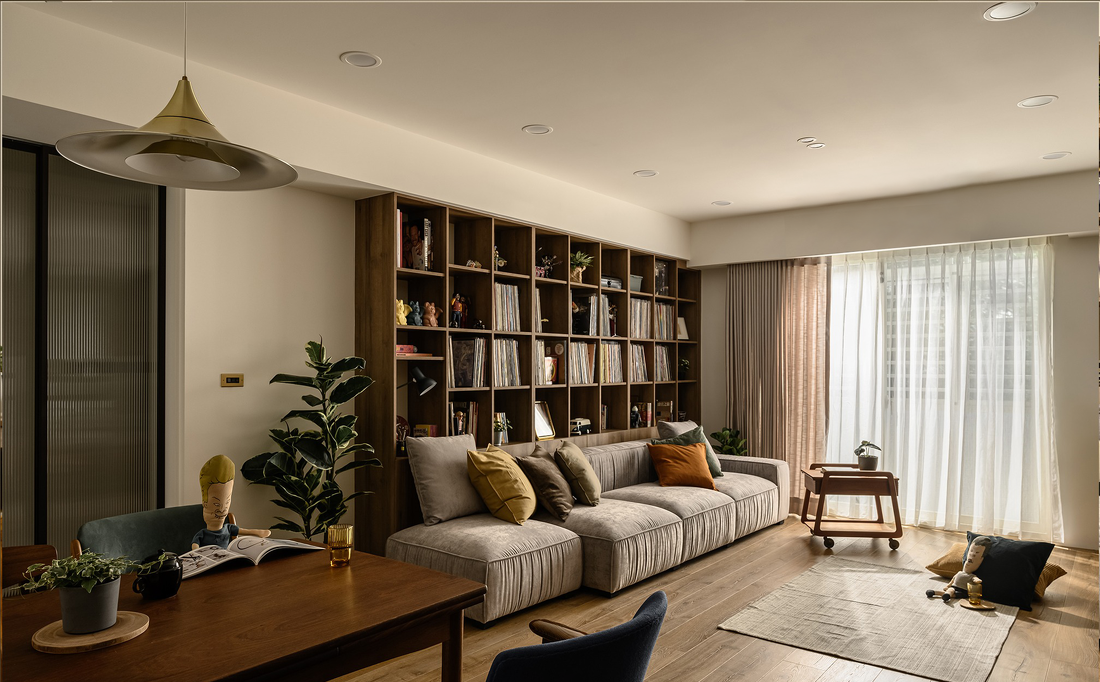 89㎡现代简约风餐厅改休闲区设计-13