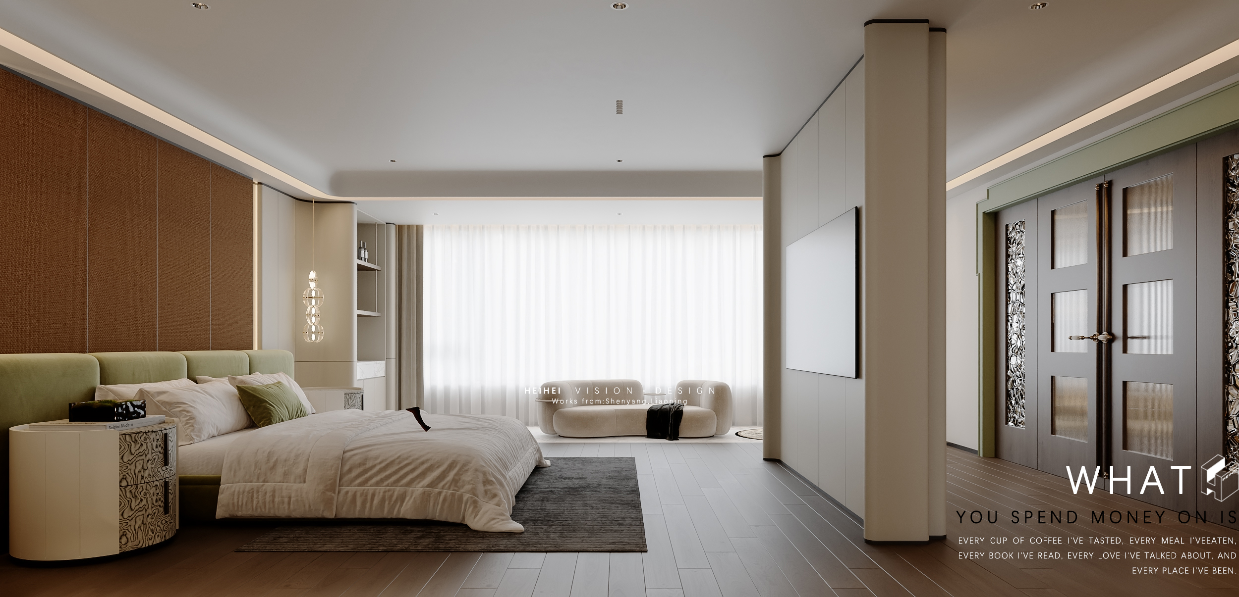 HEIHEI·老钱腔调里的当代奢华（卧室篇）丨中国辽宁-9