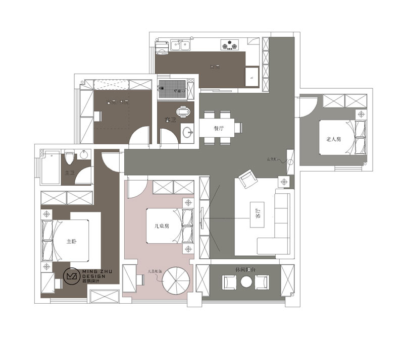 名筑设计新作 l这个复古感让我很想深深的扎进生活里-13
