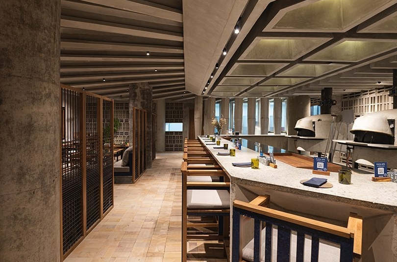 柬埔寨 Pizza 4P 零浪费比萨店丨Red Design-17