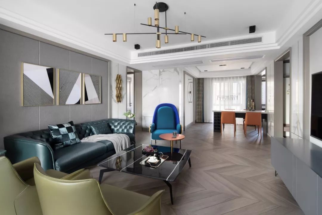 现代轻奢逐梦星尘,方平米设计温暖舒适空间-57