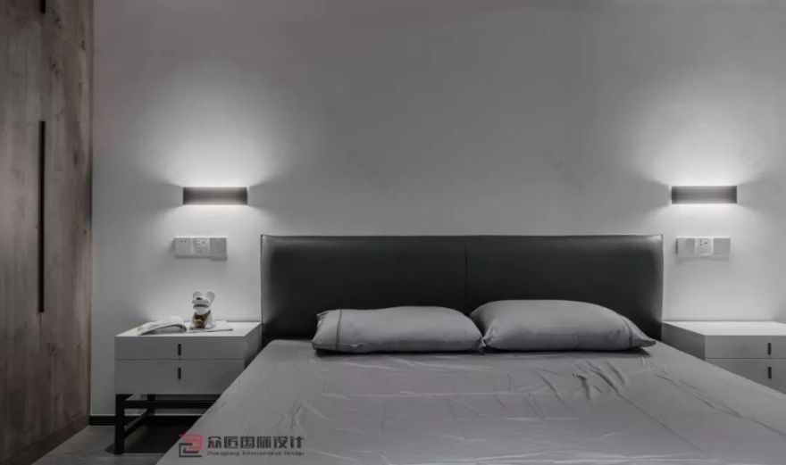 现代黑白灰格调的格林花园 120㎡设计-37