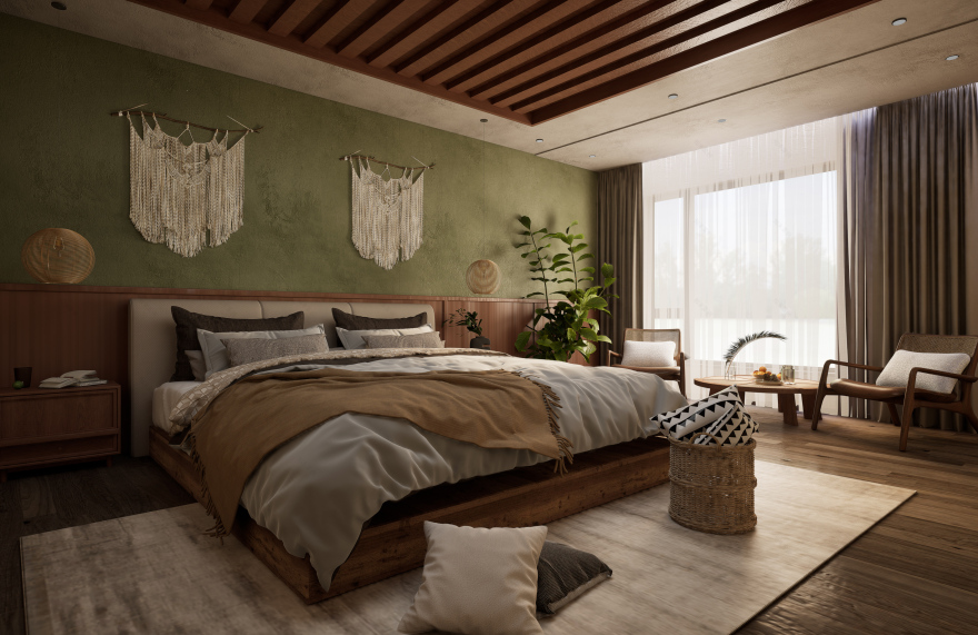 Wabi-Sabi Bedroom | Unreal Engine 5 + Lumen-3