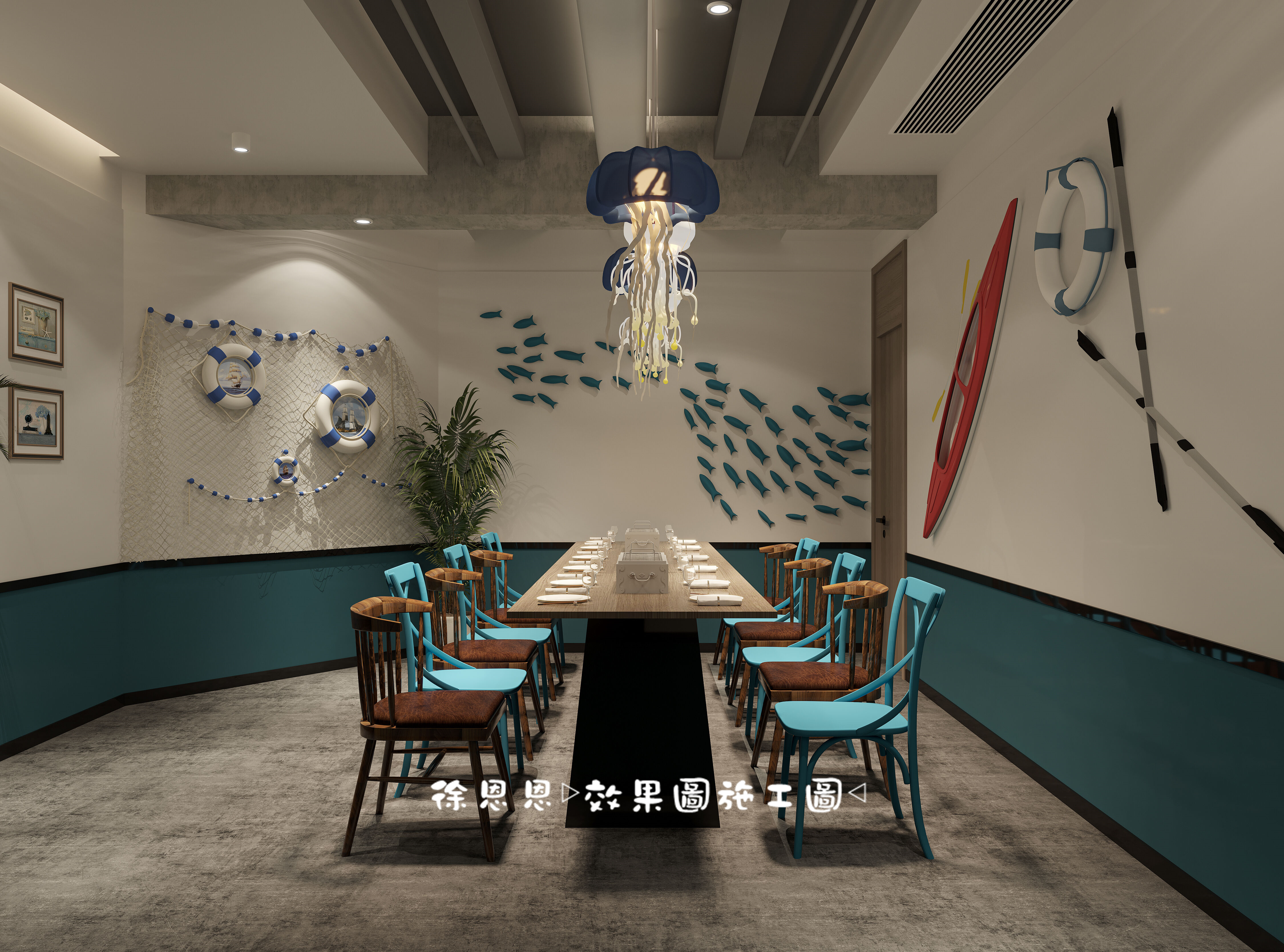 烧烤店装修，精致感与烟火气之间的融合-9