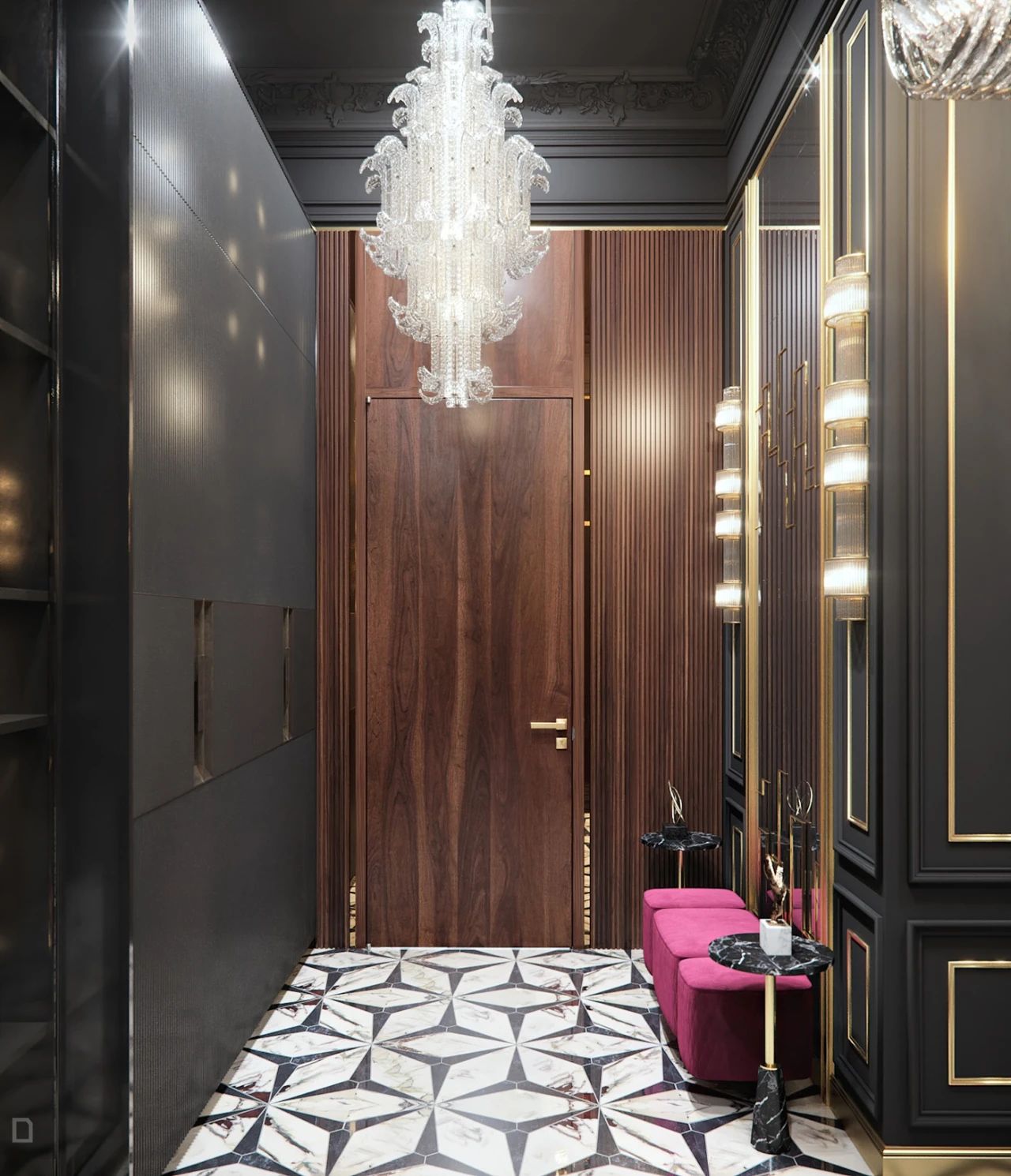 现代简约玄关设计-102