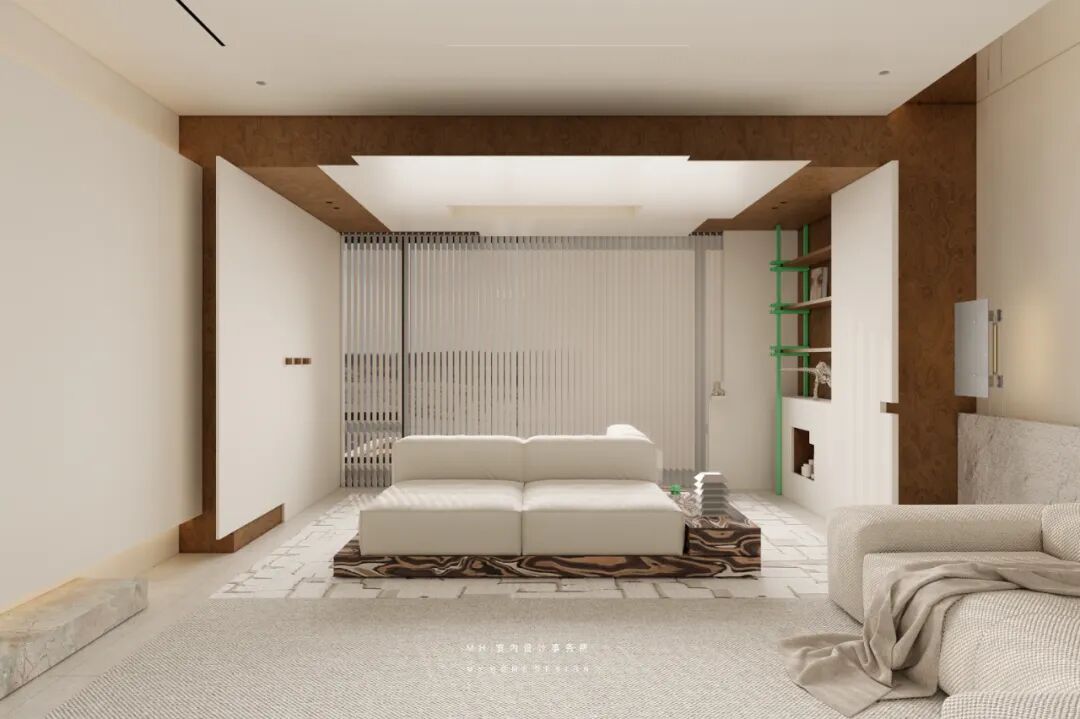 【首发】MH设计新作：自由·归属▏当代豪宅的极简艺术，让生活更有腔调-49