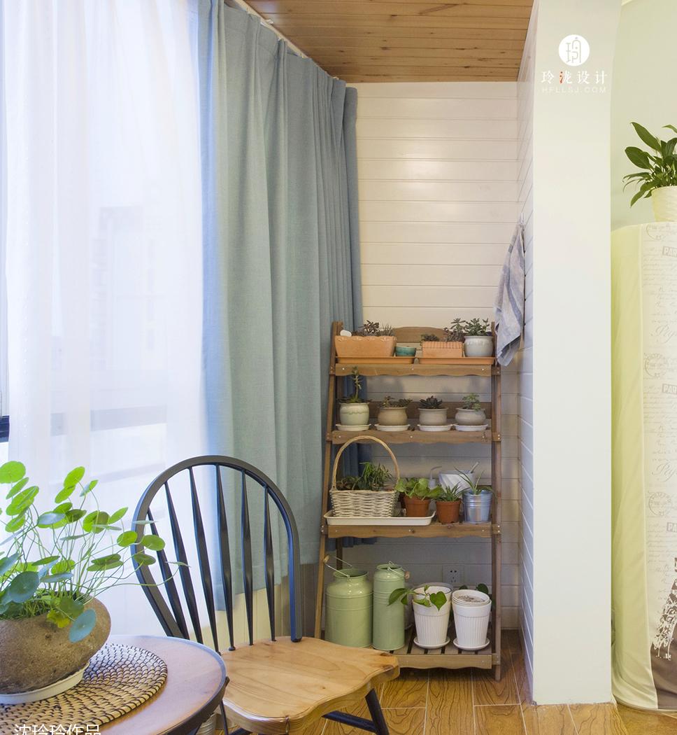 合肥新景花园家居装修设计 | 绿色浪漫,美式木屋-11