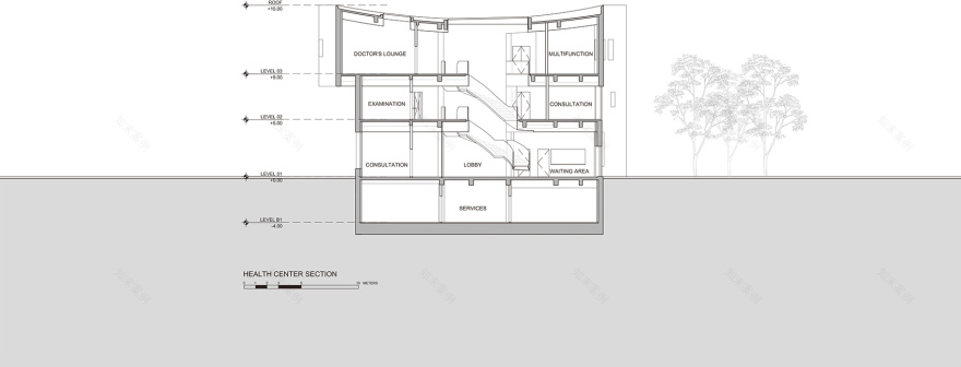 上海中粮南桥半岛文体中心与医疗服务站丨中国上海丨Steven Holl Architects-59