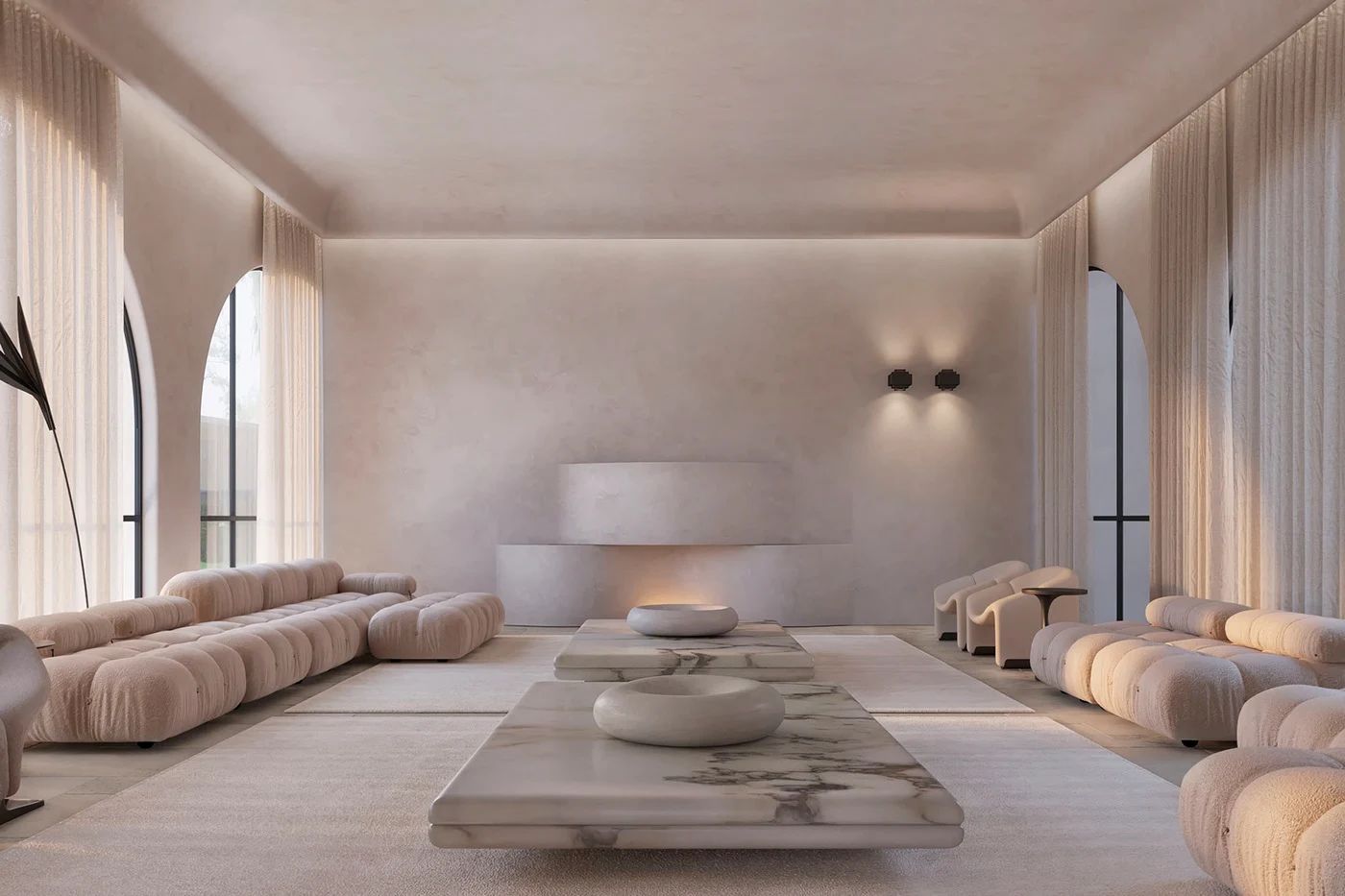 悬浮式电视背景墙设计-93