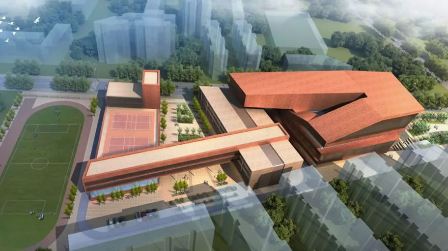 成都金牛区图书馆 | 绿意盎然的三维空间-8