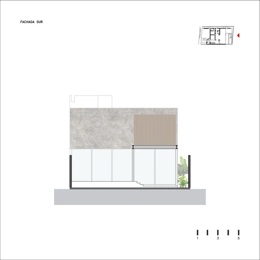 11 米长方形土地上的二层阁楼住宅-47