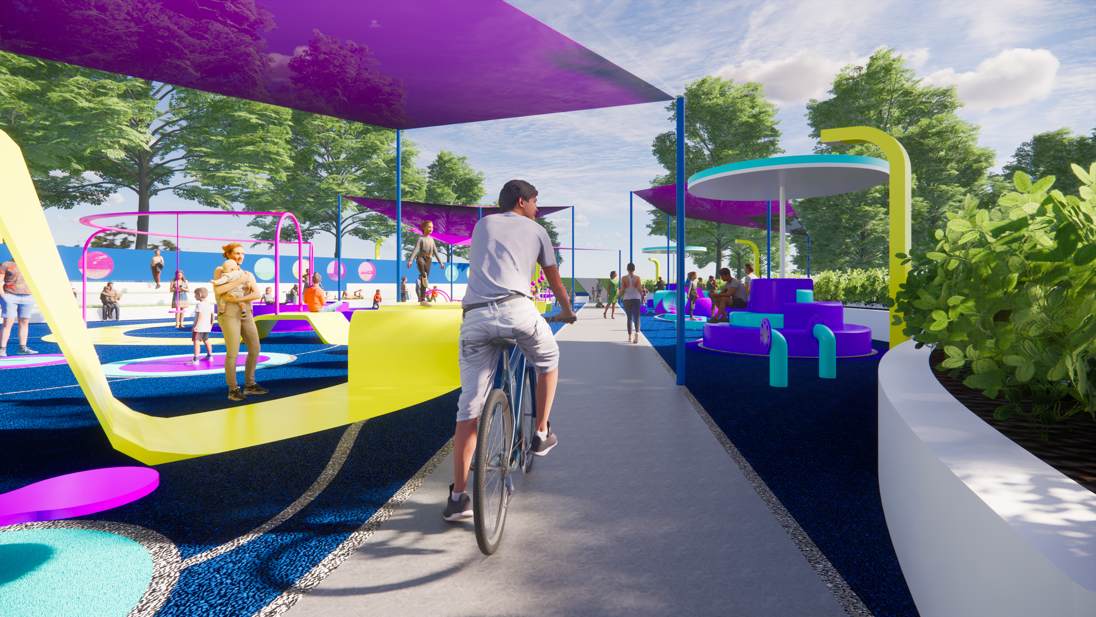 Waller Park（沃勒公园）包容性游乐空间-27