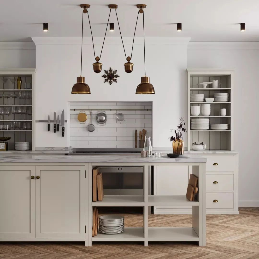 厨房颜值翻倍！橱柜颜色选择攻略-17