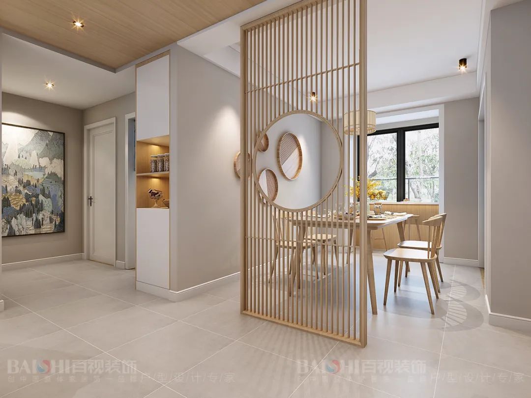 芜湖百视装饰·金域蓝湾北欧风设计案例-63