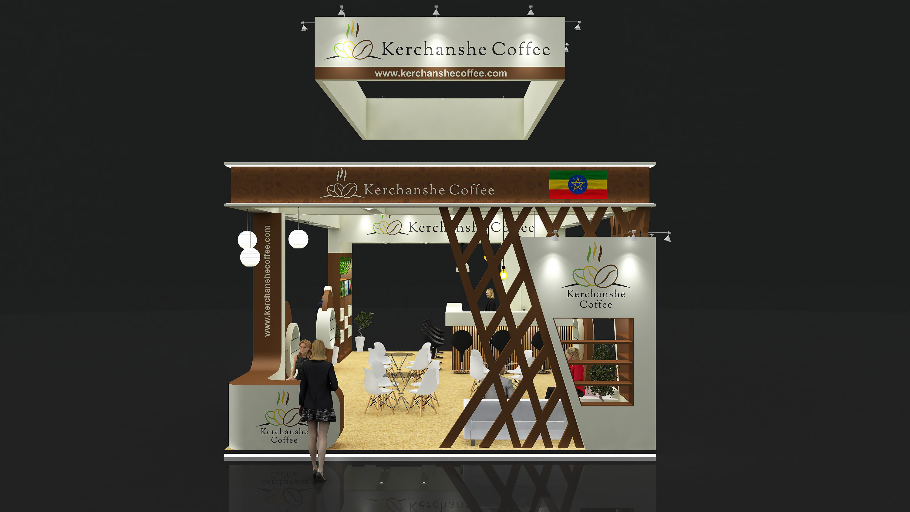KERCHANSHE COFFEE 12X6M STALL DESIGN IN DUBAI-7