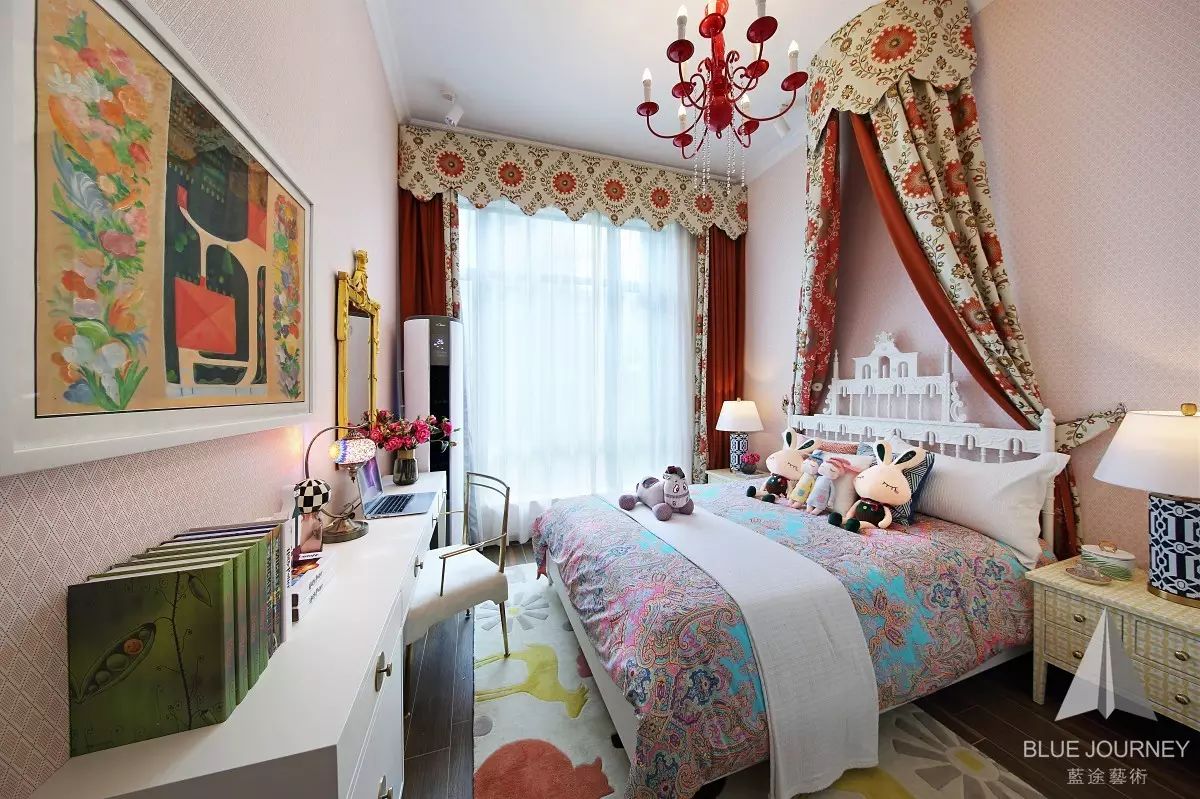 【軟裝設計】藍途新作 | 惠東小徑海岸城花園一期东南亚风格別墅樣板房-47