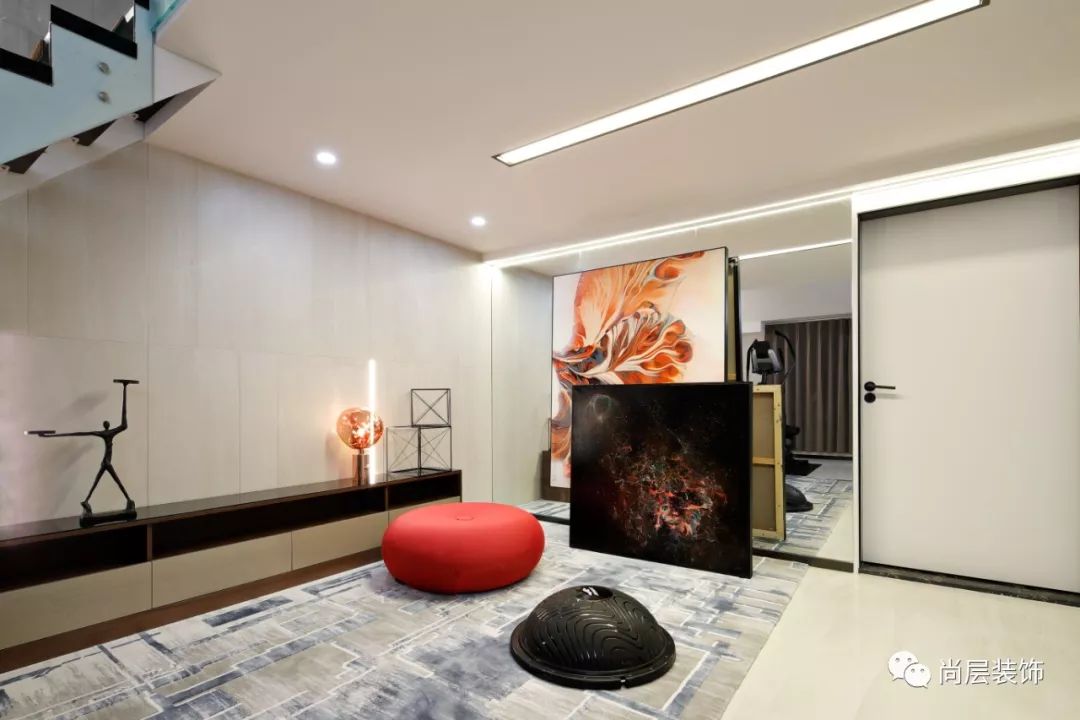 350M²现代别墅,定制家的艺术与温度-54