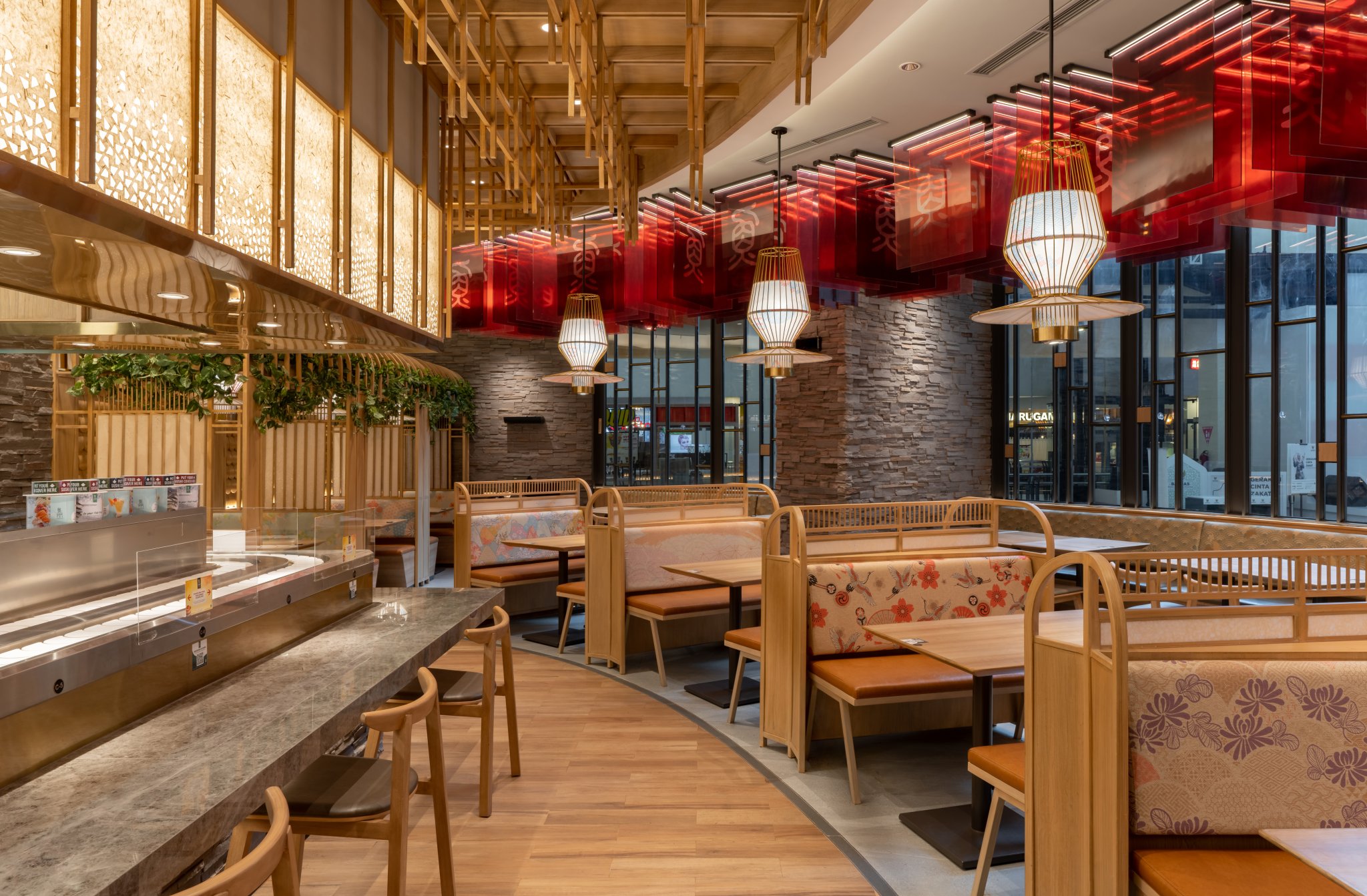 Sushi Tei 现代日式餐厅丨印度丨Metaphor Interior-14