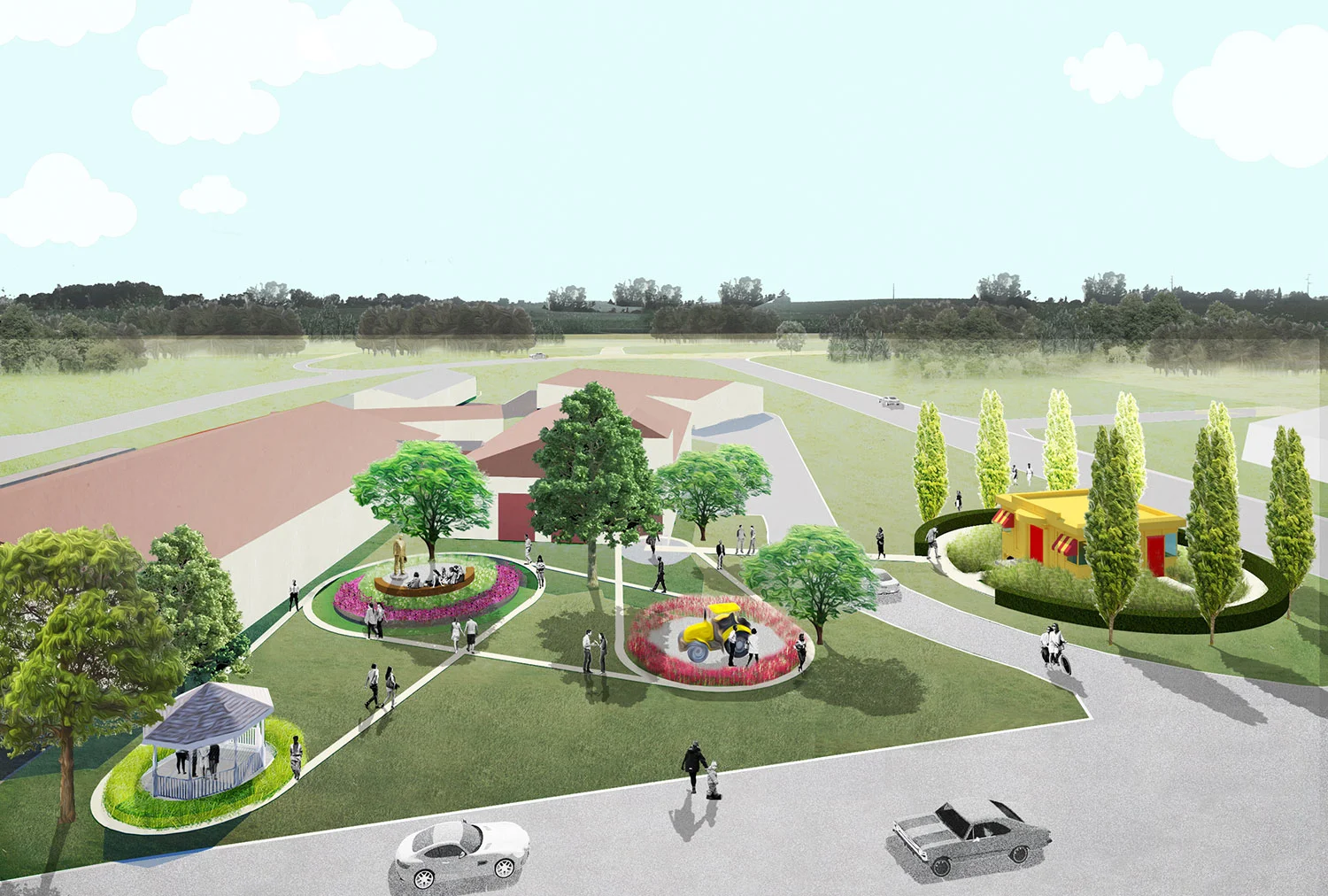 Wheels O' Time Museum景观规划丨美国皮奥里亚-10