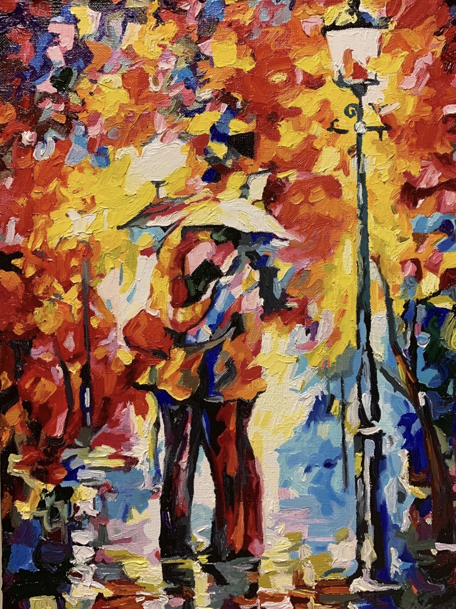 Autumn Impasto Art Series 6 Oil Paintings for Interior-16