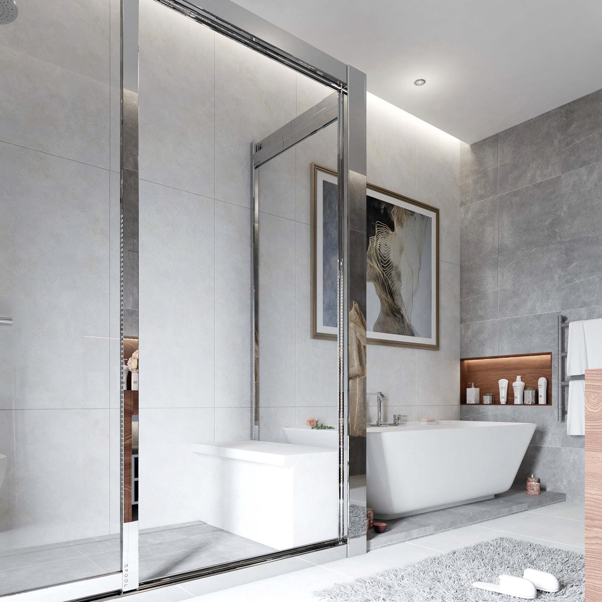 主,男孩,女孩房浴室设计丨沙特阿拉伯丨M D STUDIO-9