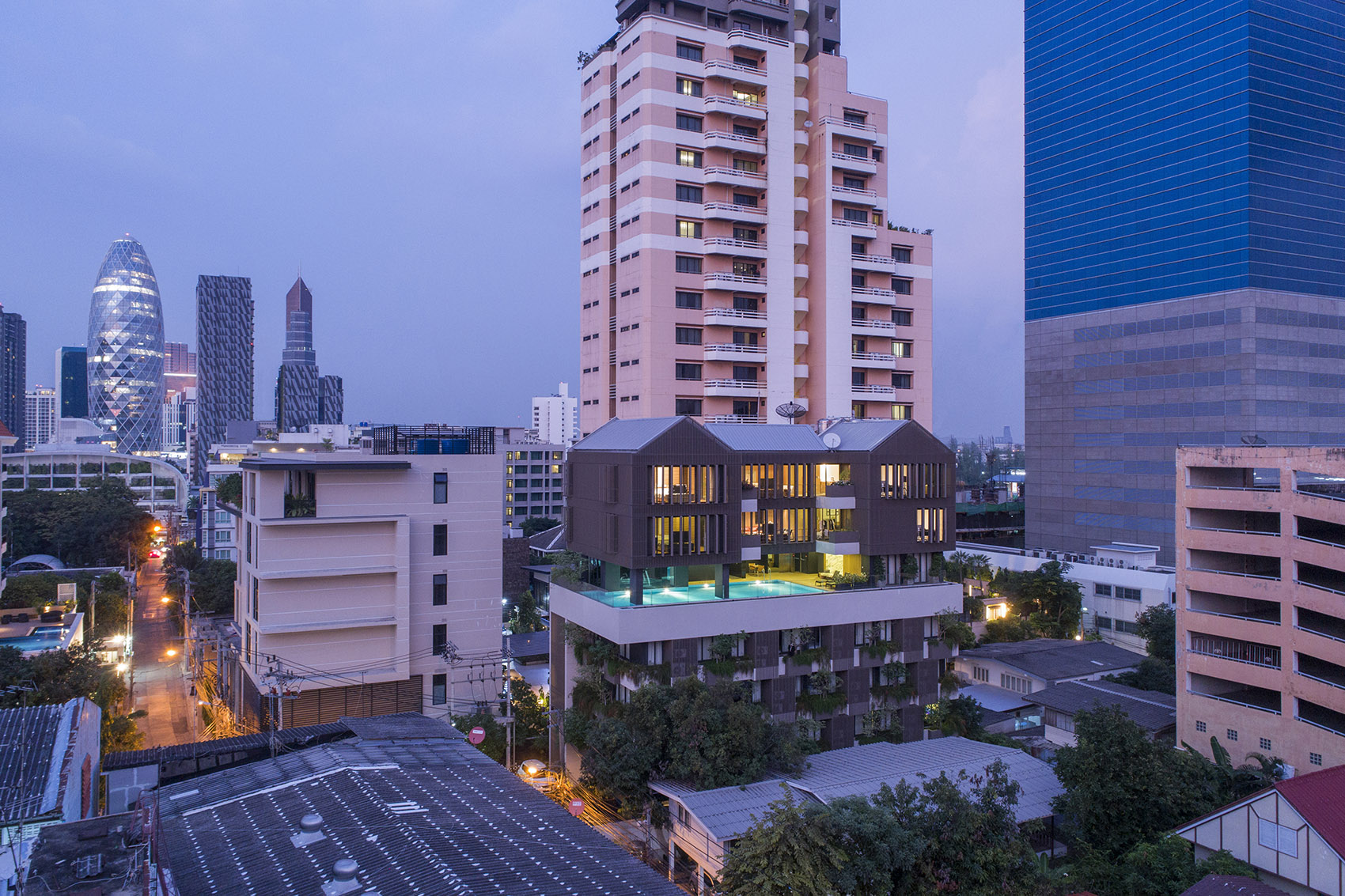 曼谷TRYP酒店&私人住宅,曼谷 / Somdoon Architects-33