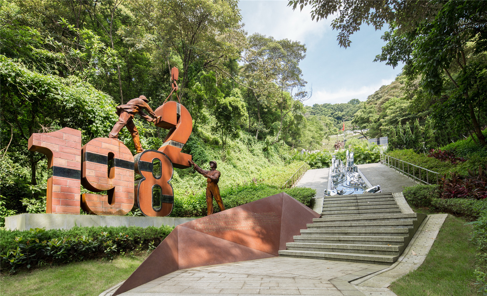 惠州罗浮净土基建工程兵拓荒牛主题纪念园丨中国惠州丨SED 新西林景观国际-31